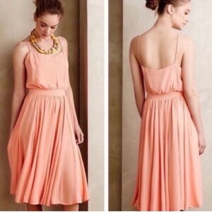 Paper Crown apricot swing dress - size 4